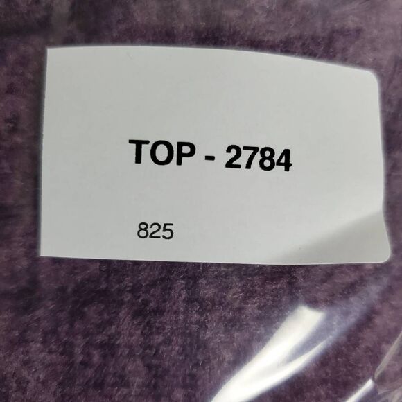 Zenana Women’s Purple Cowl Neck Oversized Poncho Sweater XL - Picture 7 of 7